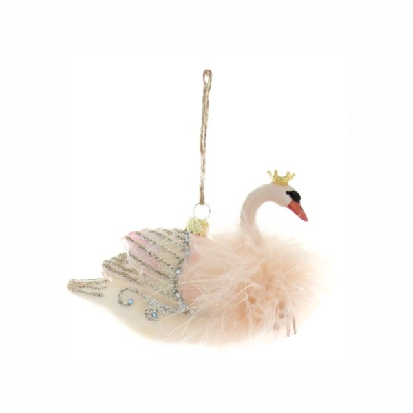 Crowned Swan Ornament