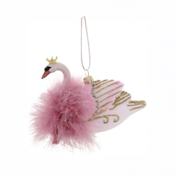 Crowned Swan Ornament