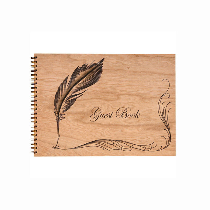 Wood Bound Journal Guest Book