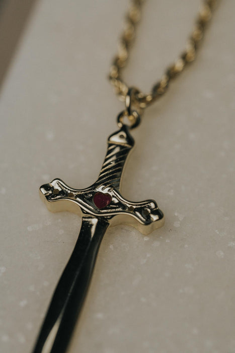 Heart & Dagger Necklace