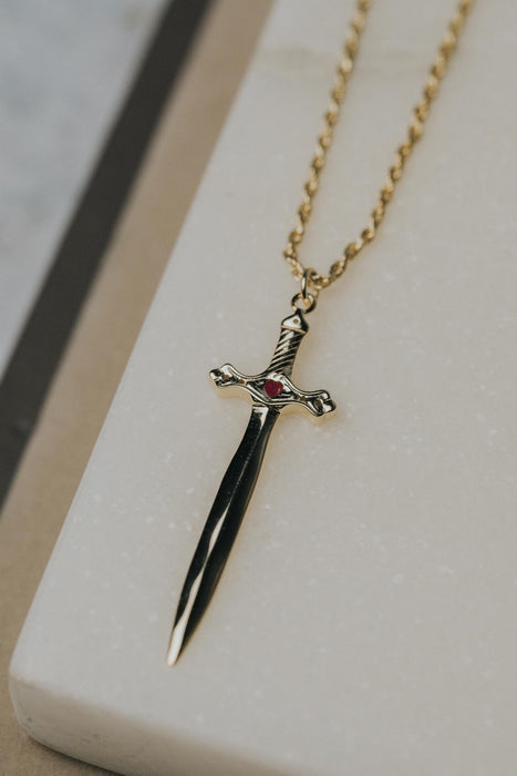 Heart & Dagger Necklace