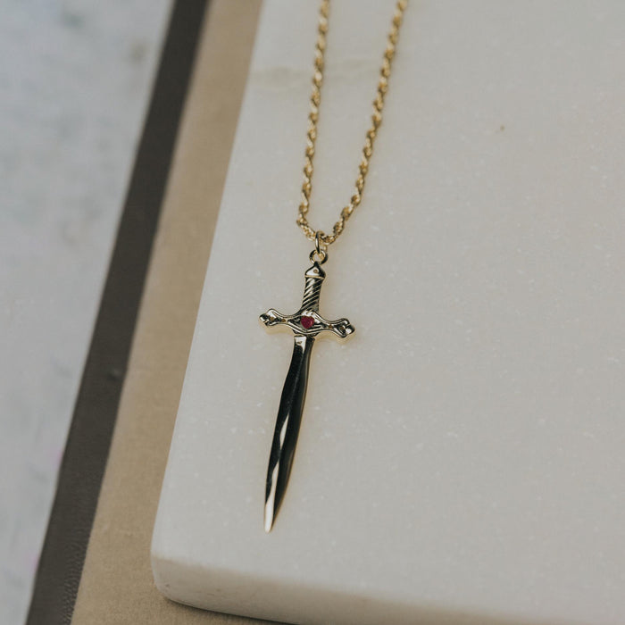 Heart & Dagger Necklace