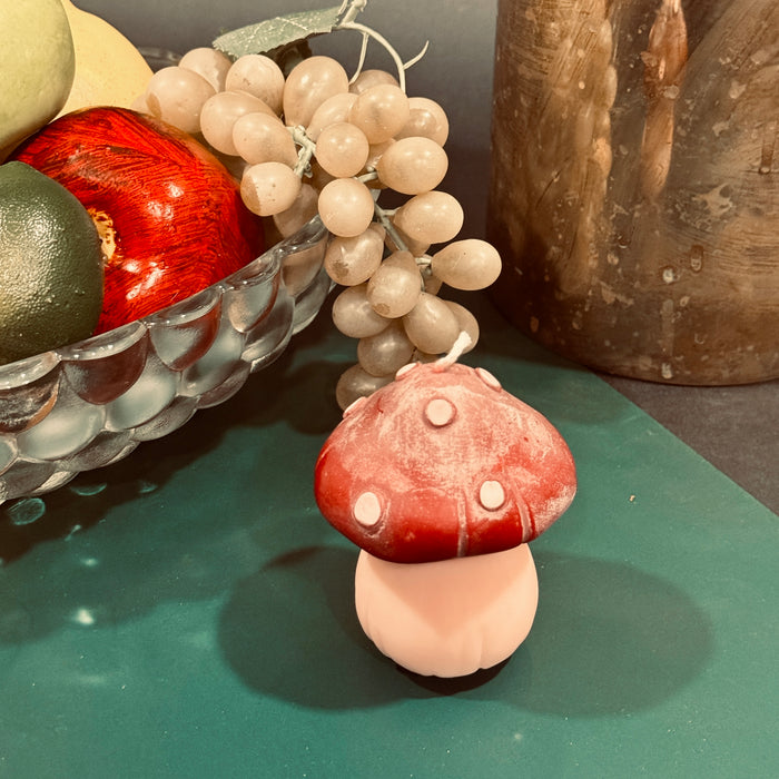 Mushroom Pillar Candle