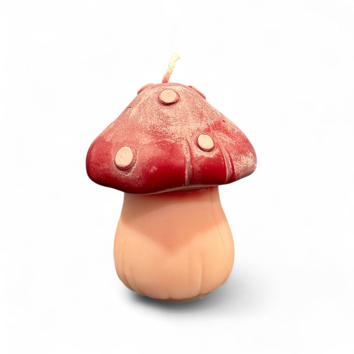 Mushroom Pillar Candle