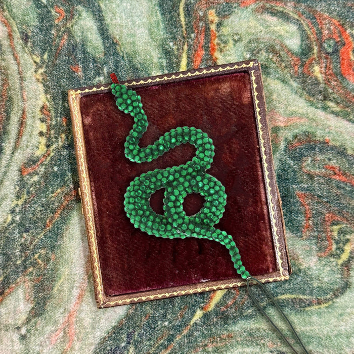 Jeweled Snake Ornament