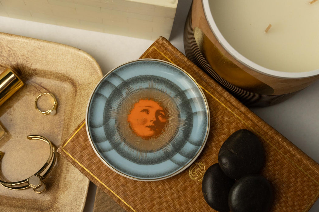 Cosmic Rising Round Ceramic DIsh