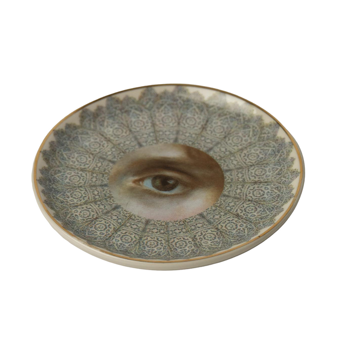 Secret Lover Female Round Ceramic Dish