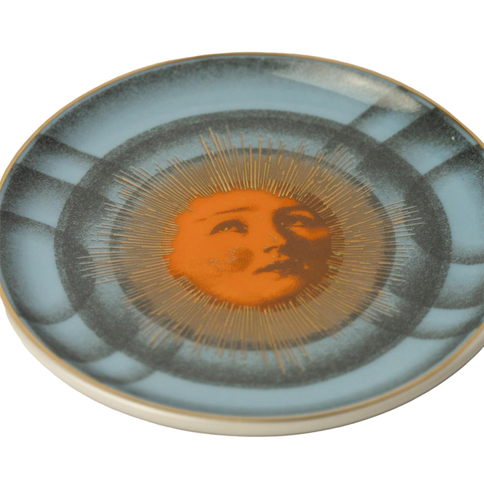 Cosmic Rising Round Ceramic DIsh