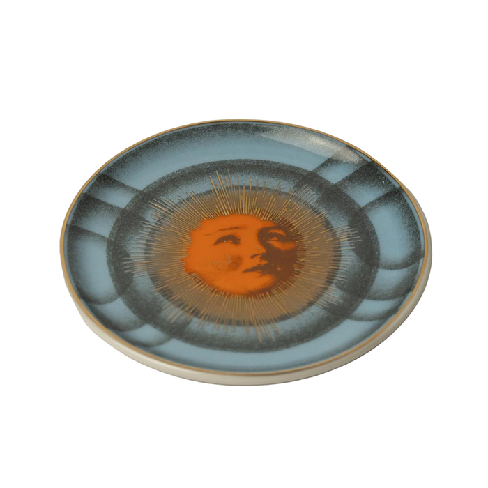 Cosmic Rising Round Ceramic DIsh