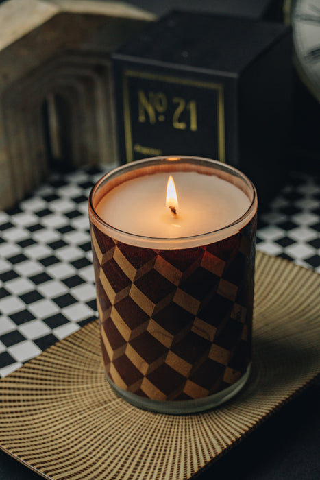 Wood Wrapped Candle No.21 Hypnotic