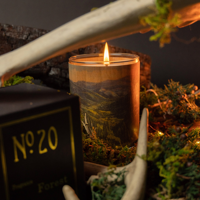 Wood Wrapped Candle No.20 Forest