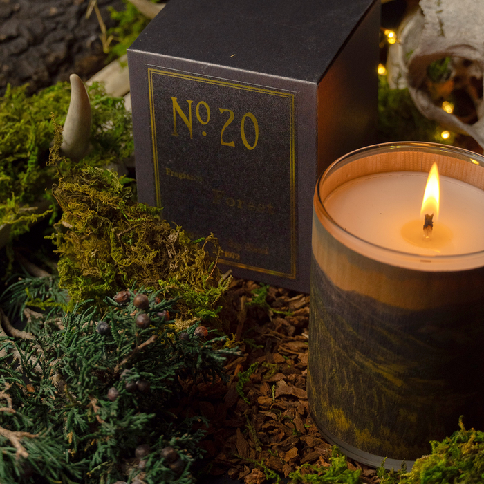 Wood Wrapped Candle No.20 Forest