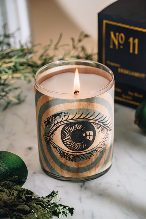 Wood Candle No. 11 Bergamot