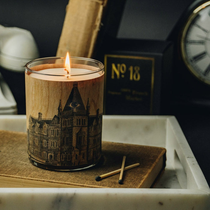 Wood Candle No. 18 1920's French Market