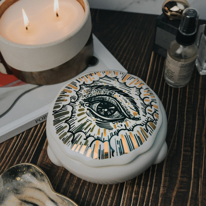 Mystic Eye Ceramic Box