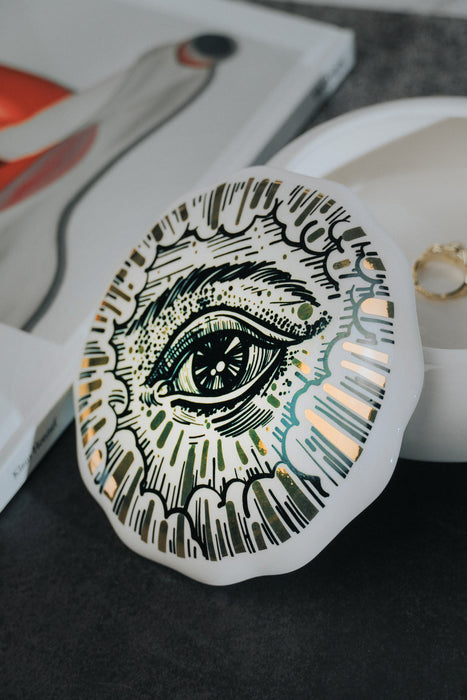 Mystic Eye Ceramic Box