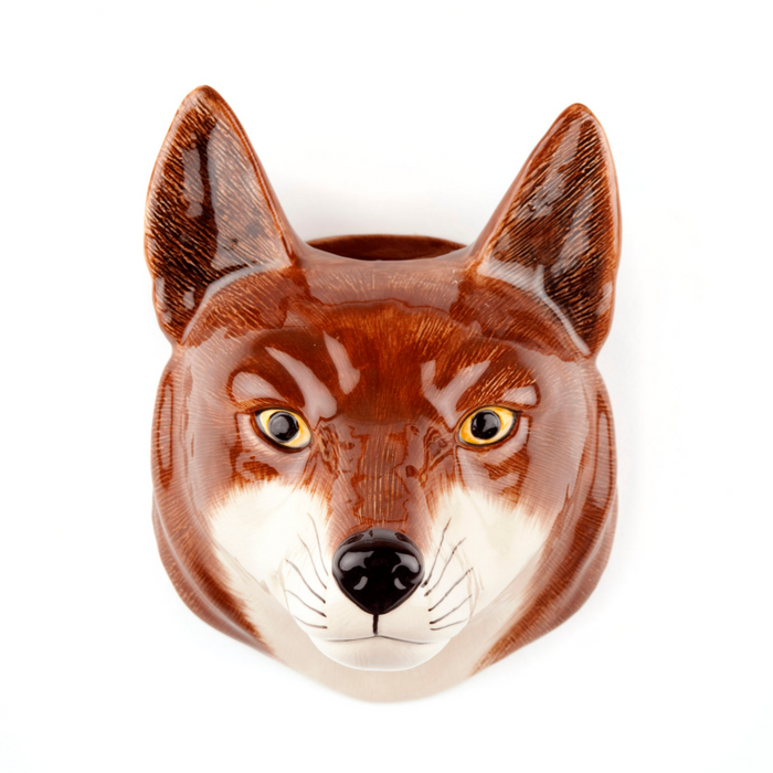 Fox Wall Vase