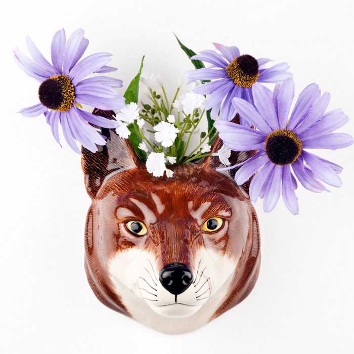 Fox Wall Vase