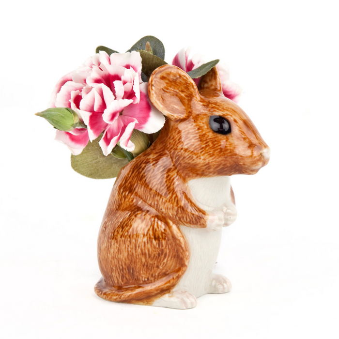 Wood Mouse Bud Vase