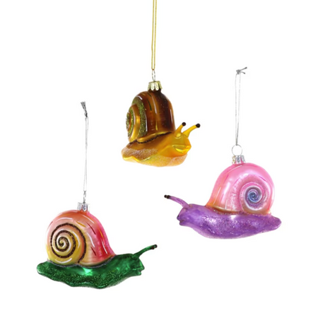 Fern Snail Ornaments