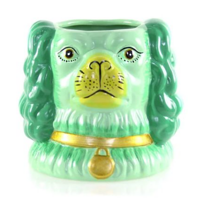 Short Staffordshire Dog Vase