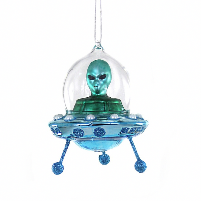 Flying UFO Ornament