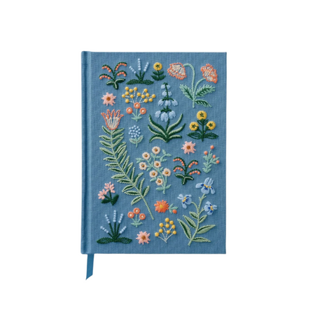 Garden Embroidered Journal