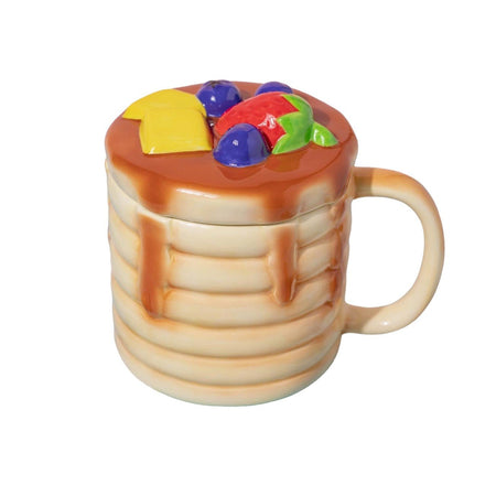 Pancake Mug with Lid