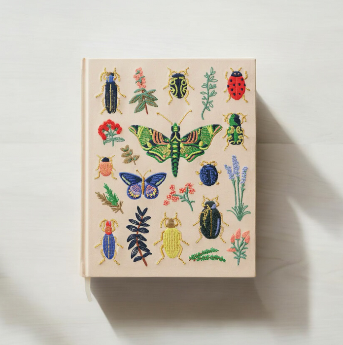 Curio Embroidered Fabric Sketchbook