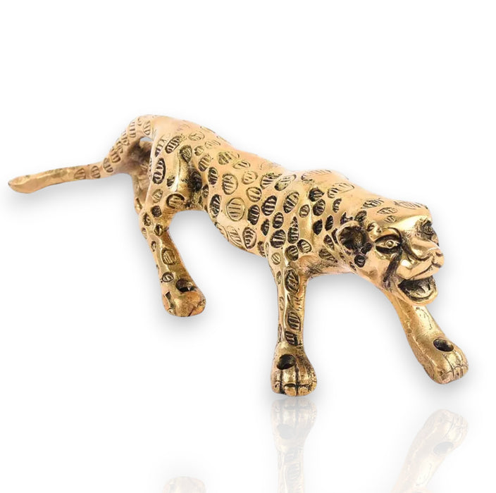 Handcrafted Brass Jaguar Door Handle