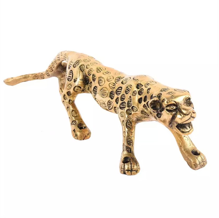 Handcrafted Brass Jaguar Door Handle