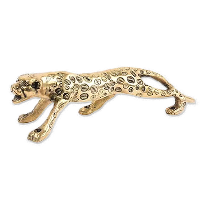 Handcrafted Brass Jaguar Door Handle