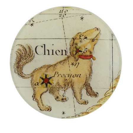 John Derian Petit Chien Round Plate