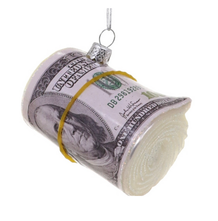 Roll Of Cash Ornament