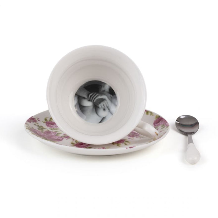 Lady Tarin Rose Teacup & Saucer Sets